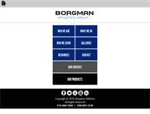 Tablet Screenshot of borgmanathletics.com